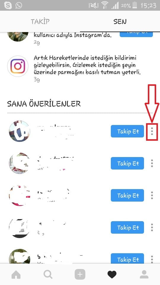 Instagram Önerilenler Nelerdir?