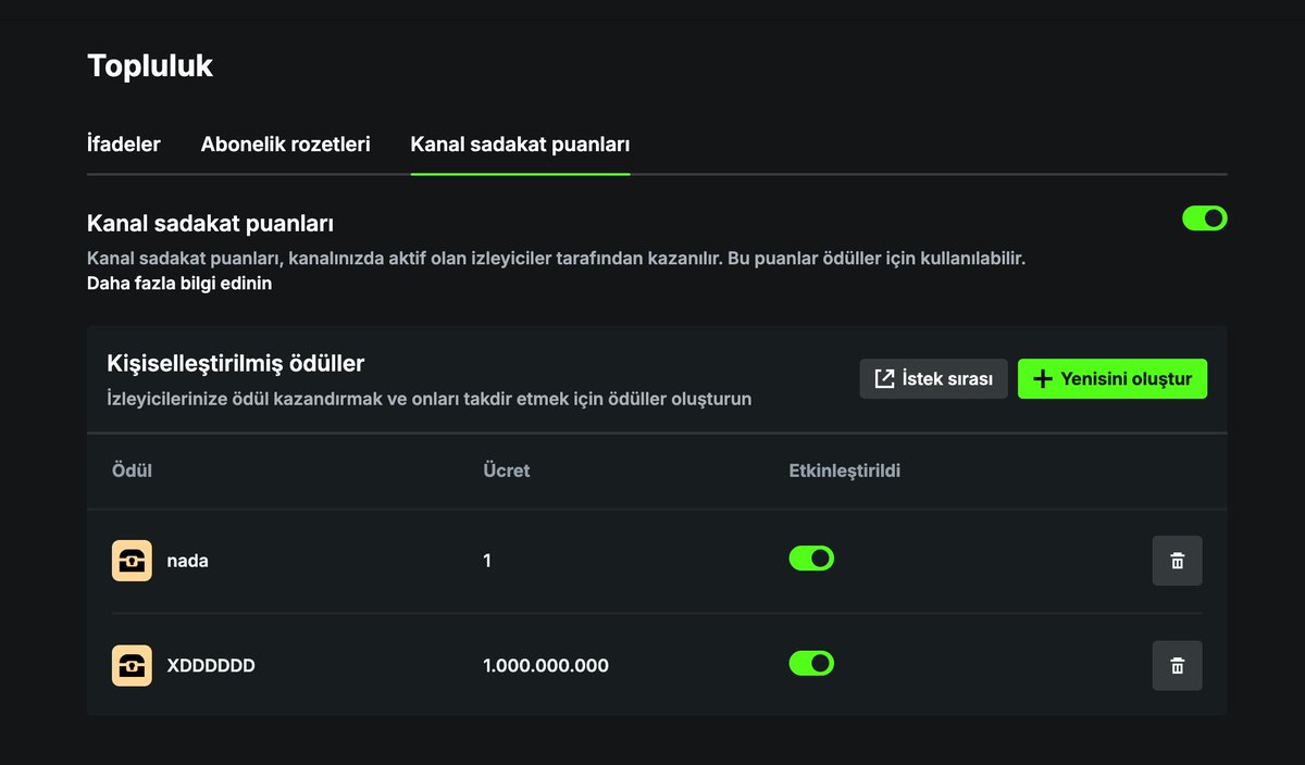 Kick Kanal Sadakat Puanı Nedir?