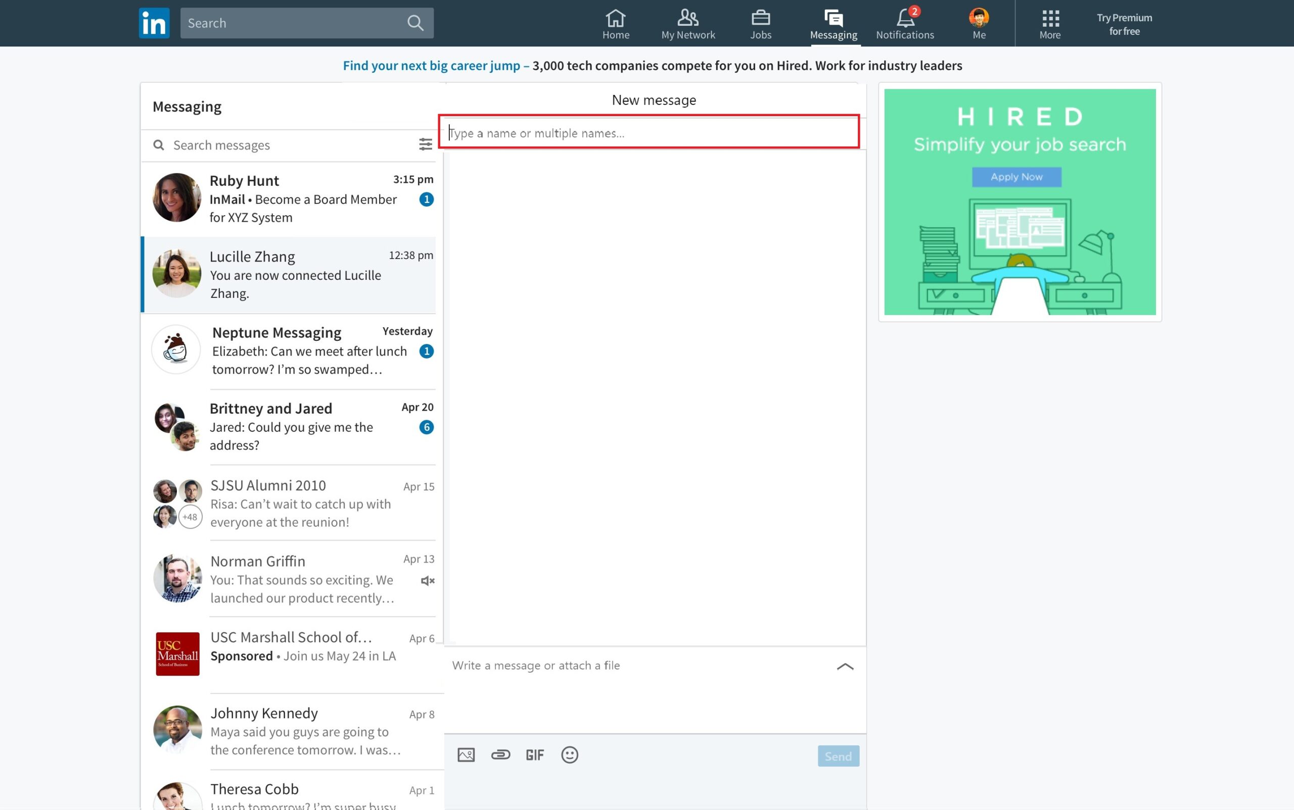 LinkedIn'de Mesajlaşma Nasıl Yapılır?